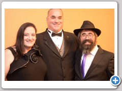 Amy and Jeff Feinberg were honored by the Peabody Chabad on October 27, 2016
